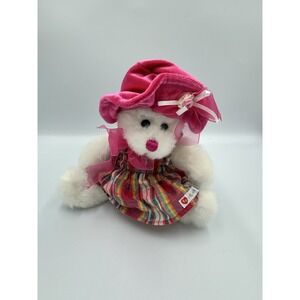 Hug And Luv Teddy Bear Red Hat Plush Stuffed Animal 6" NO TAG